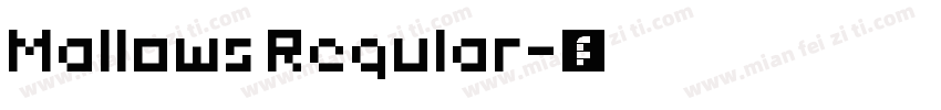 Mallows Regular字体转换